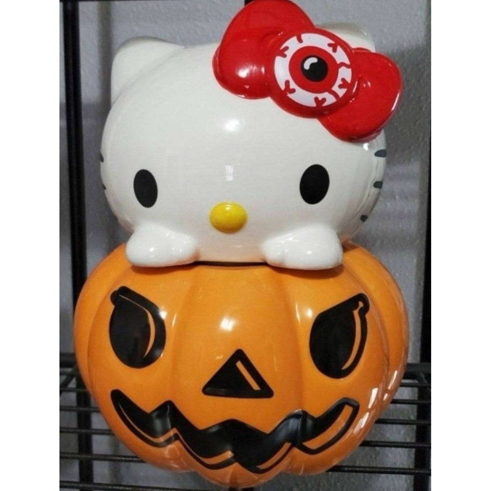 Silver Buffalo 2024 Hello Kitty Pumpkin Halloween Cookie Jar